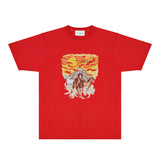 Casablanca T Shirts Fashion Print Street