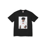 Wholesale export sup streetwear letter print 100% cotton t-shirt - relaxed fit, crew neck, short sleeve
