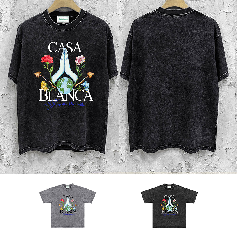 Casablanca Distressed T-Shirt