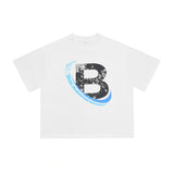 Wholesale billin hip-hop high street cartoon graphic dropped shoulder couple's short sleeve t-shirt