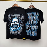 Cough syrup short-sleeved high-quality pure cotton round neck t-shirt fashionprinting breathable short-sleeved summer