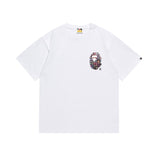 Cross-border wholesale summer classic ape camo lightning print cotton short sleeve t-shirt