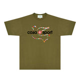 Casablanca T Shirts Fashion Print Street