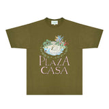 Casablanca T Shirts Fashion Print Street
