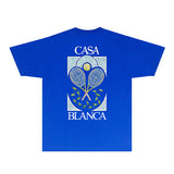 Casablanca T Shirts Fashion Print Street