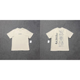 Aime leon dore color block letter high street loose short sleeve t-shirt hoodie long sleeve