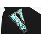 Vlone Hoodie Autumn/Winter Big V Letter Hooded Sweater