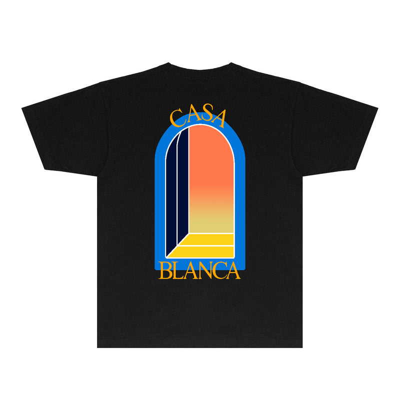 Casablanca T Shirts Fashion Print Street