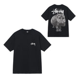Summer running volume stussy short-sleeved t-shirt dice black eight ice cream comfy basics american couple summer t