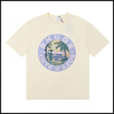 American trend rhu marlboro high definition printing de casual round neck short sleeve t-shirt export wholesale