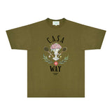 Casablanca T Shirts Fashion Print Street