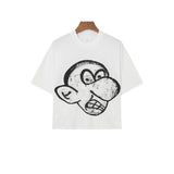 Wholesale billin hip-hop high street cartoon graphic dropped shoulder couple's short sleeve t-shirt