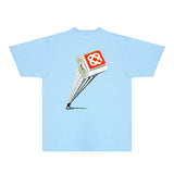 Casablanca T Shirts Fashion Print Street