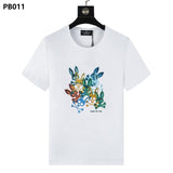 Psy wholesale american cho bunt-shirt colorful skull rabbit gradient letterprintingcouple short