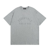 Fog season 8 essentials flocked print couple's relaxed fit crew neck short sleeve t-shirt