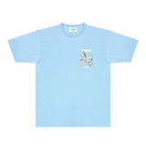 Casablanca T Shirts Fashion Print Street