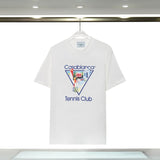 Casablanca spring/summer dreamland: starry castle casa letter logo short sleeve couple's tee
