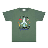 Casablanca T Shirts Fashion Print Street