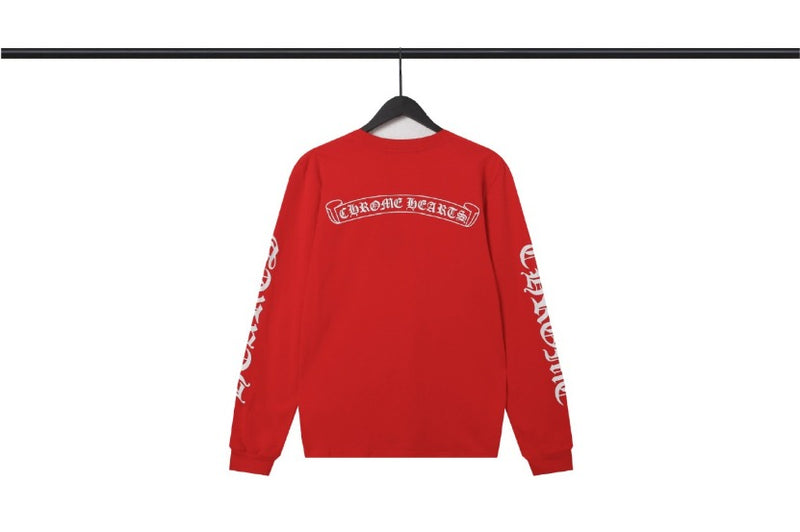 Chh Chrome Heart Long Sleeve Shirt Unisex Fashion Loose Long Sleeve Shirt