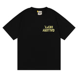 American gallery dep basic letter classic logo short-sleeved men