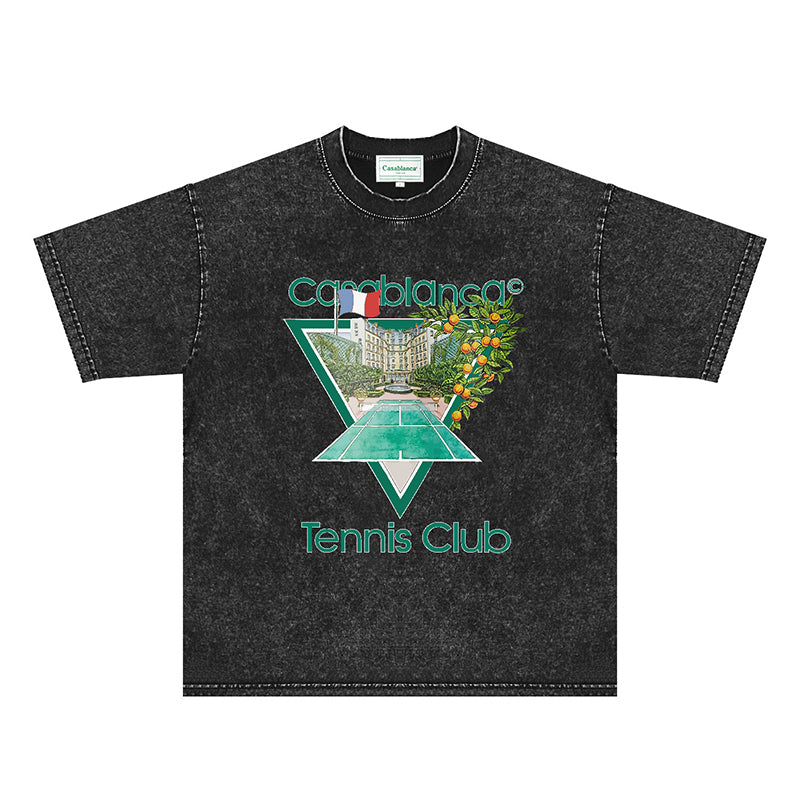 Casablanca Distressed T-Shirt