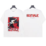 Mm series export wholesale margiela simple style digital four-corner mark couple short-sleeved t-shirtpure cotton high quality