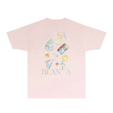 Casablanca T Shirts Fashion Print Street