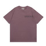 Fog season 8 essentials flocked print couple's relaxed fit crew neck short sleeve t-shirt