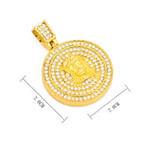 Jewelry Hip Hop Fashion Full Diamond Angel Pendant Necklace Angel Pieces