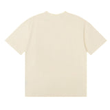 Rhude T Shirts Sunset Beach Pattern Printed Cotton Casual Short Sleeves Men and Women