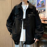 Unisex Baseball Jersey Vintage Star Zip Baseball Uniform Loose Casual Jacket