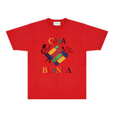 Casablanca T Shirts Fashion Print Street