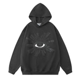 House of errors all-seeing eye graphic tee - trendy short sleeve couple's high street hoodie