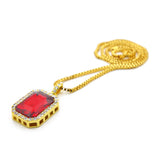 Jewelry Cubes Colored Gemstones Pendant Necklace Spectrum St. Valentine's