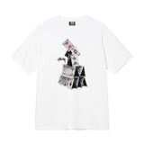 Three-label short-sleeve summer men's relaxed fit high-quality t-shirt