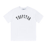 trap gradient letter tiger head short sleeve european and american high street trap star printing t-shirt loose s