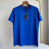Tommy T Shirts Breathable and Comfortable Small Icon Embroidered T-shirt