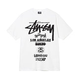 Three-label short-sleeve summer men's relaxed fit high-quality t-shirt