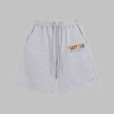 Cross-border trade trapstar rainbow letter gradient towel embroidery short sleeve t-shirt & fog high street shorts set