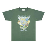 Casablanca T Shirts Fashion Print Street