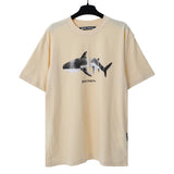 Correct version of pa beheaded bear short sleeve palm tree high street ins teddy bear shark love