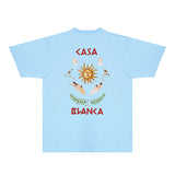 Casablanca T Shirts Fashion Print Street
