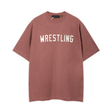 Fog icon double line essentials american high street summerloose couple short sleeve trendy heavy weight t-shirt