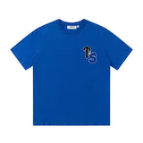Cross-border trade trapstar rainbow letter gradient towel embroidery short sleeve t-shirt & fog high street shorts set