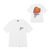 Summer running volume stussy short-sleeved t-shirt dice black eight ice cream comfy basics american couple summer t