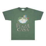 Casablanca T Shirts Fashion Print Street