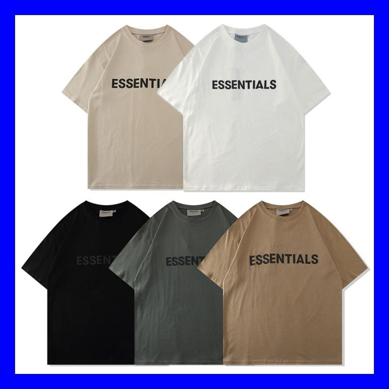 Fog fear of god short-sleeved t-shirt summerloosepure cotton essentials sweatshirt