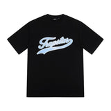 [heavy weight double yarn] trapstar stitching tiger head embroider gradient letter short-sleeved t-shirt