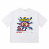 House of errors all-seeing eye graphic tee - trendy short sleeve couple's high street hoodie