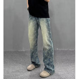 Unisex Jeans Straight leg pants vibe washed